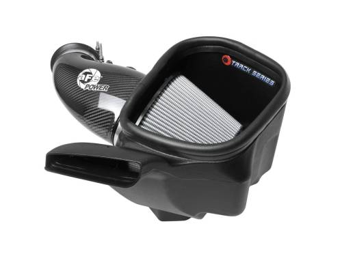 Afe - Advance Flow Engineering - 57-10014D | AFE Power Track Series Stage-2 Carbon Fiber Intake System w/ Pro DRY S Filter 2012-2021 Grand Cherokee WK2, 2018-2024 Durango SRT V8-6.4L HEMI