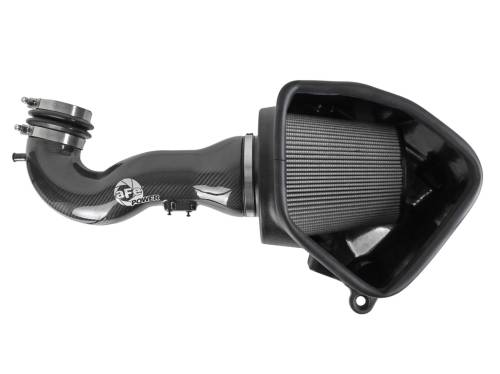 Afe - Advance Flow Engineering - 57-10015D | AFE Power Track Series Stage-2 Carbon Fiber Intake System w/ Pro DRY S Filter 2019-2024 Silverado, Sierra 1500, Suburban, Tahoe, Yukon V8-5.3/6.2L