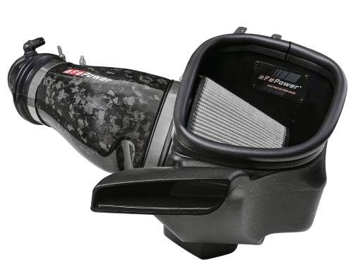Afe - Advance Flow Engineering - 57-10028D | AFE Power Track Series Stage-2 Carbon Fiber Intake System w/ Pro DRY S Filter 2021-2024 Durango SRT Hellcat V8-6.2L (sc)