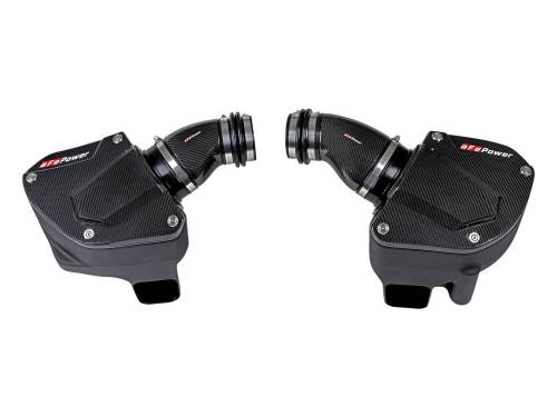 Afe - Advance Flow Engineering - 58-10005R | AFE Power Black Series Stage-2 Carbon Fiber Cold Air Intake System w/ Pro 5R Filter 2018-2023 M5 (F90) V8-4.4L (t) S63