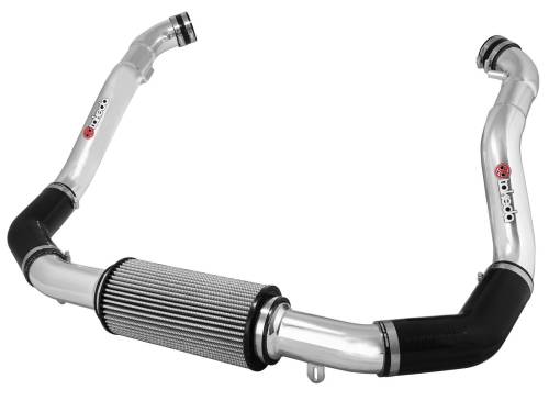 Afe - Advance Flow Engineering - TA-3016P | Takeda Stage-2 Cold Air Intake System w/ Pro DRY S Filter Polished 2008-2013 G37, 2014-2015 Q60 V6-3.7L (VQ37VHR)