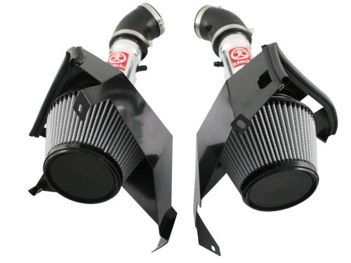 Afe - Advance Flow Engineering - TR-3004P | Takeda Stage-2 Cold Air Intake System w/ Pro DRY S Filter Polished 2007-2008 350Z V6-3.5L VQ35HR