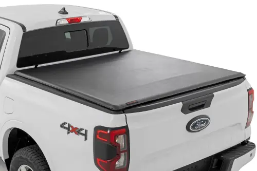 Rough Country - 42219550 | Rough Country Soft Roll Up Bed Cover For Ford Ranger 2WD/4WD | 5' Bed