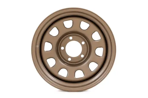 Rough Country - RC51-5165B | Rough Country Steel Wheel Bronze | 15x10 | 5x4.5 | 3.30 Bore | -39mm