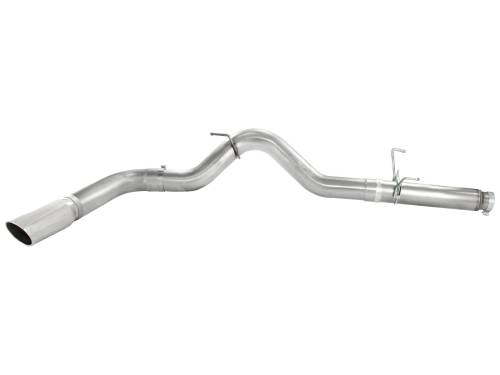 Afe - Advance Flow Engineering - 49-02016-P | AFE Power ATLAS 5 IN Aluminized Steel DPF-Back Exhaust System w/Polished Tip (2007-2012 Ram 2500, 3500 Pickup L6-6.7L td)