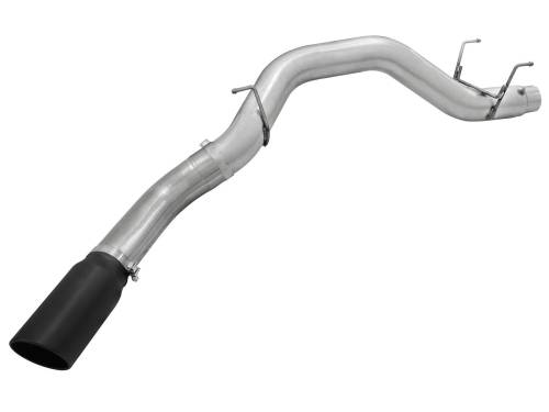 Afe - Advance Flow Engineering - 49-02039-B | AFE Power ATLAS 5 IN Aluminized Steel DPF-Back Exhaust System w/Black Tip (2013-2018 Ram 2500, 3500 Pickup L6-6.7L td)