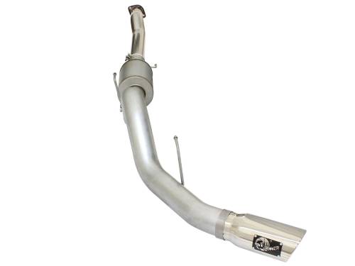 Afe - Advance Flow Engineering - 49-03069-P | AFE Power ATLAS 4 IN Aluminized Steel Cat-Back Exhaust System w/ Muffler & Polished Tip (2015-2019 F150 Pickup V6-2.7L/3.5L tt)