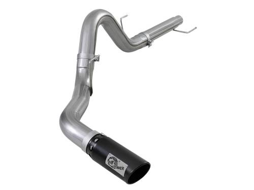 Afe - Advance Flow Engineering - 49-03106-B | AFE Power Atlas 4 IN Aluminized Steel DPF-Back Exhaust System w/ Black Tip (2018-2020 F150 Pickup V6-3.0L td)