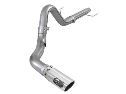 Afe - Advance Flow Engineering - 49-03106-P | AFE Power Atlas 4 IN Aluminized Steel DPF-Back Exhaust System w/ Polished Tip (2018-2020 F150 Pickup V6-3.0L td)