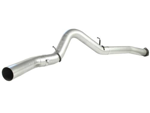Afe - Advance Flow Engineering - 49-04040 | AFE Power ATLAS 5 IN Aluminized Steel DPF-Back Exhaust System (2007-2010 Silverado, Sierra 2500 HD, 3500 HD V8-6.6L td)