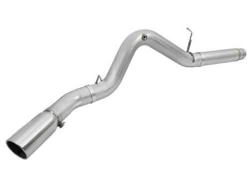 Afe - Advance Flow Engineering - 49-04081-P | AFE Power ATLAS 5 IN Aluminized Steel DPF-Back Exhaust System w/Polished Tip (2016-2016 Silverado, Sierra 2500 HD, 3500 HD V8-6.6L td)