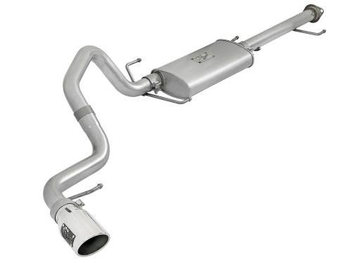 Afe - Advance Flow Engineering - 49-06039-P | AFE Power Scorpion 2-1/2 IN Aluminized Steel Cat-Back Exhaust System w/ Polished Tip (2007-2018 FJ Cruiser V6-4.0L)