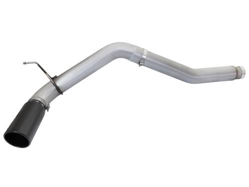 Afe - Advance Flow Engineering - 49-06112-B | AFE Power ATLAS 5 IN Aluminized Steel DPF-Back Exhaust System w/Black Tip (2016-2019 Titan XD V8-5.0L td)