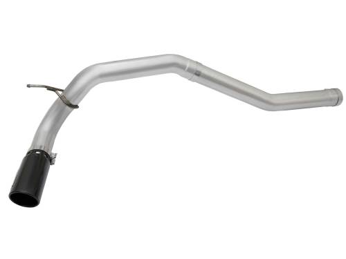 Afe - Advance Flow Engineering - 49-06113-B | AFE Power ATLAS 4 IN Aluminized Steel DPF-Back Exhaust System w/Black Tip (2016-2019 Titan XD V8-5.0L td)