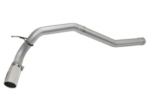 Afe - Advance Flow Engineering - 49-06113-P | AFE Power ATLAS 4 IN Aluminized Steel DPF-Back Exhaust System w/ Polished Tip (2016-2019 Titan XD V8-5.0L td)