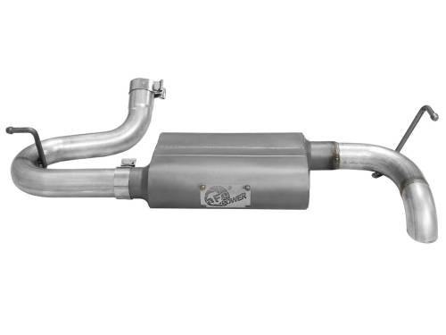 Afe - Advance Flow Engineering - 49-08046 | AFE Power Scorpion 2-1/2 IN Aluminized Steel Axle-Back Hi-Tuck Exhaust System (2007-2018 Wrangler JK V6-3.6L/3.8L)