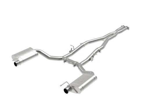 Afe - Advance Flow Engineering - 49-32070 | AFE Power MACH Force-Xp 3 IN 304 Stainless Steel Cat-Back Exhaust System (2015-2023 Charger V8-6.2L sc/6.4L)