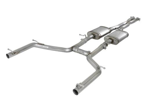Afe - Advance Flow Engineering - 49-32071 | AFE Power MACH Force-Xp 2-1/2 IN 304 Stainless Steel Cat-Back Exhaust System (2015-2023 Charger V6-3.6L)