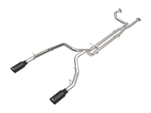 Afe - Advance Flow Engineering - 49-32084-B | AFE Power Vulcan Series 3 IN 304 Stainless Steel Cat-Back Exhaust System w/Black Tip (2021-2024 1500 TRX V8-6.2L sc)