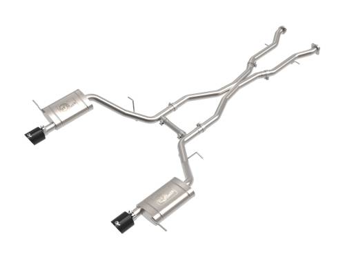 Afe - Advance Flow Engineering - 49-32086-B | aFe Power MACH Force-Xp 2-1/2 Inch 304 Stainless Steel Cat-Back Exhaust System For Dodge Durango V6-3.6L/V8-5.7L | Black Tips