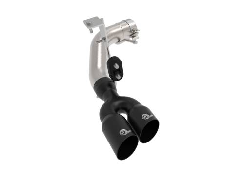 Afe - Advance Flow Engineering - 49-33110-B | AFE Power Rebel Series 3 IN 304 Stainless Steel Cat-Back Exhaust System w/ Black Tips (2019-2023 Ranger L4-2.3L t)