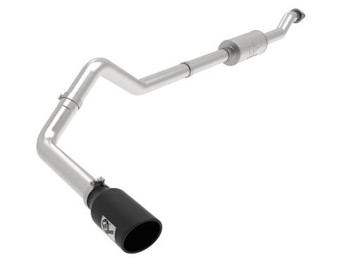Afe - Advance Flow Engineering - 49-33112-B | AFE Power Vulcan Series 3-1/2 IN 304 Stainless Steel Cat-Back Exhaust System Black (2015-2019 Transit V6-3.5L tt)