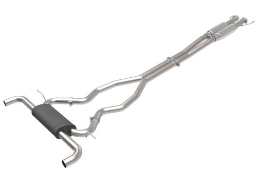 Afe - Advance Flow Engineering - 49-33133 | AFE Power Vulcan Series 2-1/2 IN 304 Stainless Steel Cat-Back Exhaust System (2019-2023 Edge ST V6-2.7L tt)