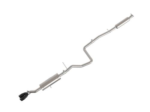 Afe - Advance Flow Engineering - 49-33134-B | AFE Power Takeda 2-1/4 IN 304 Stainless Steel Cat-Back Exhaust System w/ Black Tip (2014-2019 Fiesta L4-1.6L)
