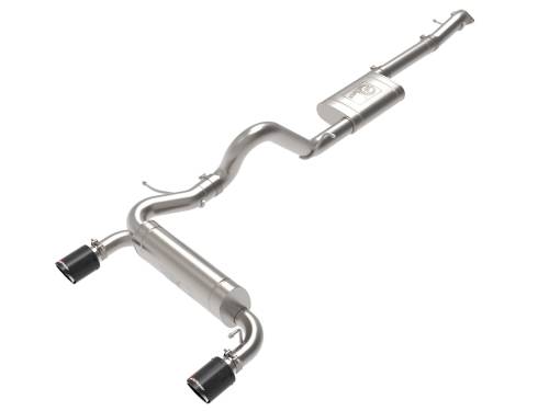 Afe - Advance Flow Engineering - 49-33138-C | aFe Power Vulcan Series 3 Inch To 2-1/2 Inch Stainless Steel Cat-Back Exhaust System With Carbon Fiber Tip For Ford Bronco L4-2.3L (t)/V6-2.7L (tt)