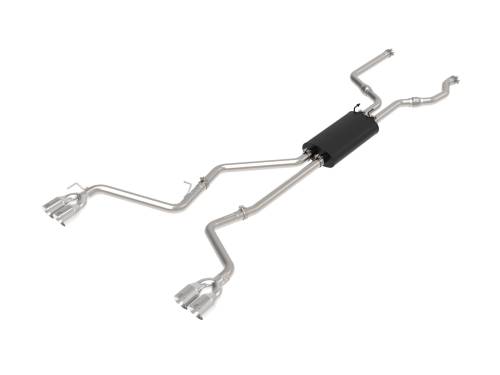 Afe - Advance Flow Engineering - 49-33139-P | aFe Power MACH Force-Xp 2-1/2 Inch 304 Stainless Steel Cat-Back Exhaust System With Polished Tips For Ford Explorer ST V6-3.0L (tt)