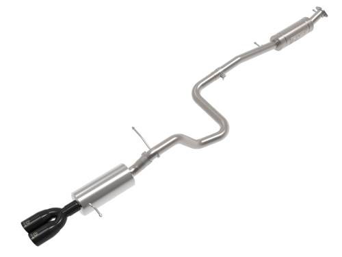 Afe - Advance Flow Engineering - 49-33140-B | AFE Power Takeda 2-1/2 IN 304 Stainless Steel Cat-Back Exhaust System w/ Black Tip (2014-2019 Fiesta ST L4-1.6L t)