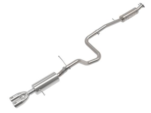 Afe - Advance Flow Engineering - 49-33140-P | AFE Power Takeda 2-1/2 IN 304 Stainless Steel Cat-Back Exhaust System w/ Polished Tip (2014-2019 Fiesta ST L4-1.6L t)