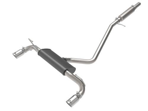Afe - Advance Flow Engineering - 49-33142-P | aFe Power Vulcan Series 2-1/2 Inch 304 Stainless Steel Cat-Back Exhaust System With Polished Tip For Ford Bronco Sport L3-1.5L (t)/L4-2.0L (t)