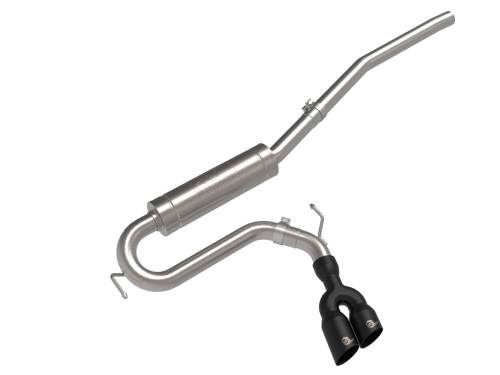 Afe - Advance Flow Engineering - 49-33144-B | aFe Power Rebel Series 2-1/2 Inch Stainless Steel Cat-Back Exhaust System With Black Tip For Ford Maverick L4-2.0L (t) AWD