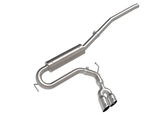 Afe - Advance Flow Engineering - 49-33144-P | aFe Power Rebel Series 2-1/2 Inch Stainless Steel Cat-Back Exhaust System With Polished Tip For Ford Maverick L4-2.0L (t) AWD
