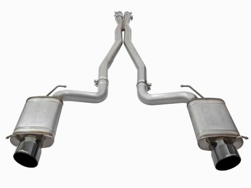 Afe - Advance Flow Engineering - 49-34063-B | AFE Power MACH Force-Xp 3 IN 304 Stainless Steel Cat-Back Exhaust System w/Black Tip (2009-2015 CTS-V V8-6.2L sc)