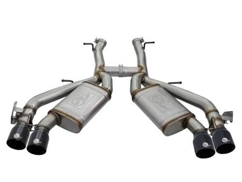 Afe - Advance Flow Engineering - 49-34068-B | AFE Power MACH Force-Xp 3 IN 304 Stainless Steel Axle-Back Exhaust System w/Black Tip (2016-2024 Camaro SS V8-6.2L sc)