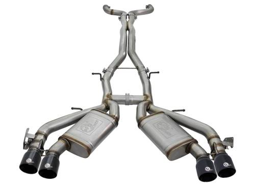 Afe - Advance Flow Engineering - 49-34069-B | AFE Power MACH Force-Xp 3 IN 304 Stainless Steel Cat-Back Exhaust System w/Black Tip (2016-2024 Camaro SS V8-6.2L sc)
