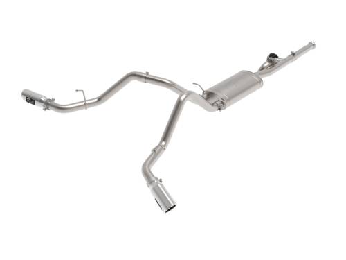 Afe - Advance Flow Engineering - 49-34131-P | AFE Power Gemini XV 3 IN 304 Stainless Steel Cat-Back Exhaust System w/ Cut-Out Polished (2009-2018 Silverado, Sierra 1500 V6-4.3/V8-4.8/5.3L)