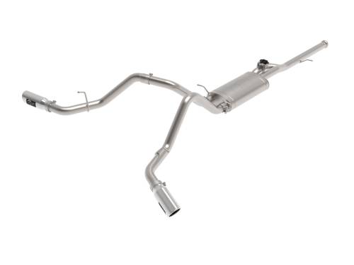 Afe - Advance Flow Engineering - 49-34132-P | AFE Power Gemini XV 3 IN 304 Stainless Steel Cat-Back Exhaust System w/ Cut-Out Polished (2014-2019 Silverado, Sierra 1500 V6-4.3L/V8-4.8/5.3L)