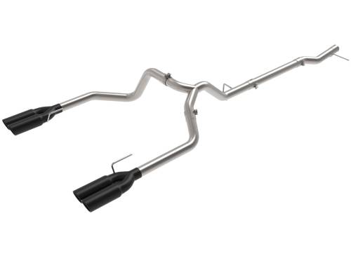 Afe - Advance Flow Engineering - 49-34146-B | aFe Power Vulcan Series 3 Inch 304 Stainless Steel DPF-Back Exhaust System With Black Tip For GM Trucks L6-3.0L (td) LZ0