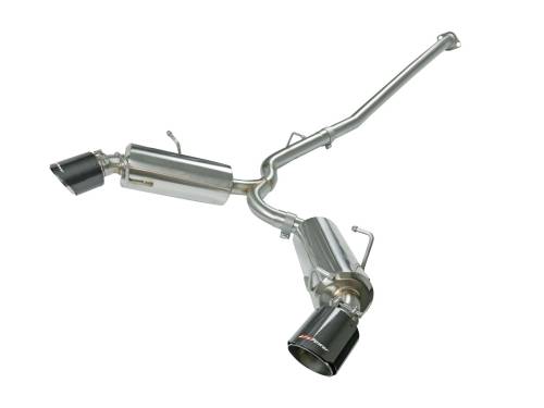 Afe - Advance Flow Engineering - 49-36023-C | aFe Power Takeda 2-1/2 Inch 304 Stainless Steel Cat-Back Exhaust System For Toyota GR86/FR-S/BRZ H4-2.0L/2.4L | Carbon Fiber Tips