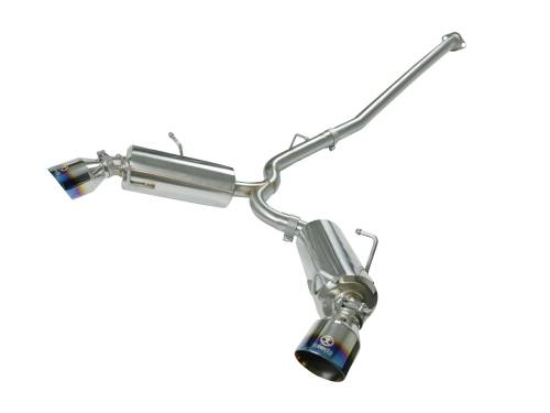 Afe - Advance Flow Engineering - 49-36023-L | aFe Power Takeda 2-1/2 Inch 304 Stainless Steel Cat-Back Exhaust System For Toyota GR86/FR-S/BRZ H4-2.0L/2.4L | Blue Flame Tips