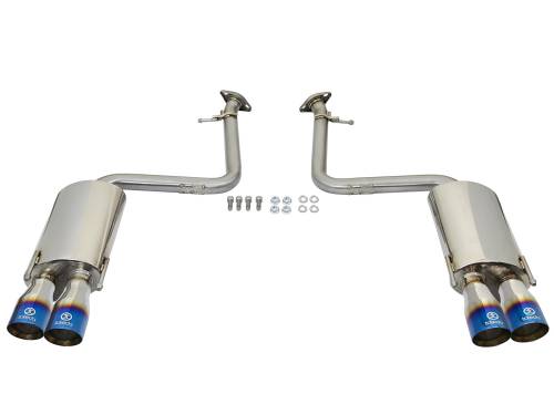 Afe - Advance Flow Engineering - 49-36037-L | AFE Power Takeda 2 IN 304 Stainless Steel Axle-Back Exhaust System w/ Blue Flame Tip (2018-2023 RC 300 L4-2.0L t)