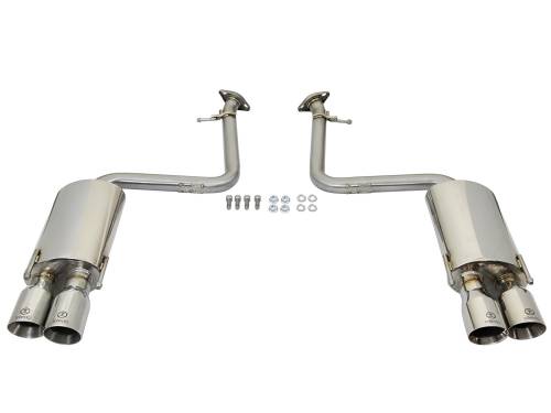 Afe - Advance Flow Engineering - 49-36037-P | AFE Power Takeda 2 IN Stainless Steel Axle-Back Exhaust System w/Polished Tips (2018-2023 RC 300 L4-2.0L t)