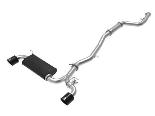 Afe - Advance Flow Engineering - 49-36043-B | aFe Power Takeda 3 Inch to 2-1/2 Inch 304 Stainless Steel Cat-Back Exhaust System With Black Tip For Toyota GR Supra (A90) L6-3.0L (t)
