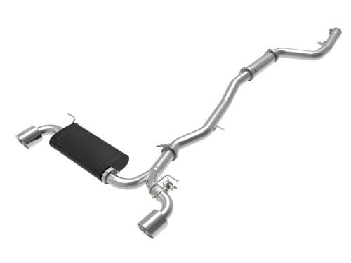 Afe - Advance Flow Engineering - 49-36043-P | aFe Power Takeda 3 Inch to 2-1/2 Inch 304 Stainless Steel Cat-Back Exhaust System With Polished Tip For Toyota GR Supra (A90) L6-3.0L (t)