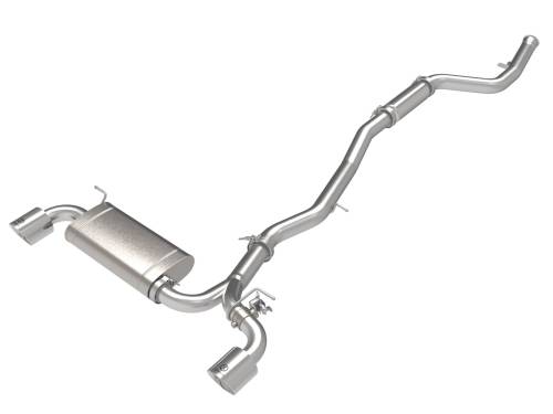 Afe - Advance Flow Engineering - 49-36050-P | AFE Power Takeda 3 IN to 2-1/2 IN 304 Stainless Steel Cat-Back Exhaust System w/Polish Tip (2021-2024 GR Supra A90 L4-2.0L t)