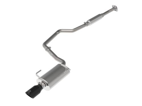 Afe - Advance Flow Engineering - 49-36052-B | AFE Power Takeda 2-1/4 IN 304 Stainless Steel Cat-Back Exhaust System w/Black Tip (2012-2016 Impreza H4-2.0L)