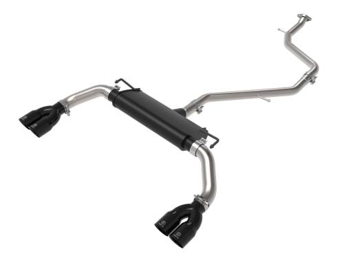 Afe - Advance Flow Engineering - 49-36054-B | aFe Power Takeda 2 Inch To 2-1/2 Inch 304 Stainless Steel Cat-Back Exhaust With Black Tip For Lexus UX200/UX250h L4-2.0L